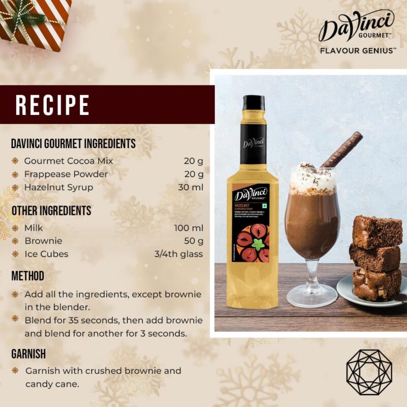 DaVinci Gourmet - Hazelnut - Flavoured Liquid Syrup – 750 ML - Image 5