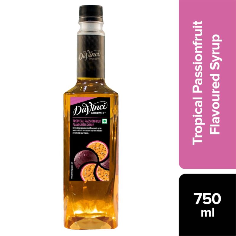 DaVinci Gourmet - Tropical Passion Fruit - Flavoured Liquid Syrup – 750 ML