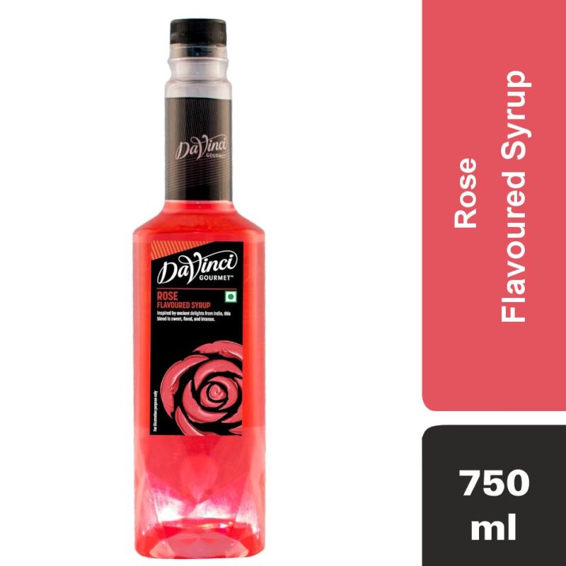 DaVinci Gourmet - Rose - Flavoured Liquid Syrup – 750 ML
