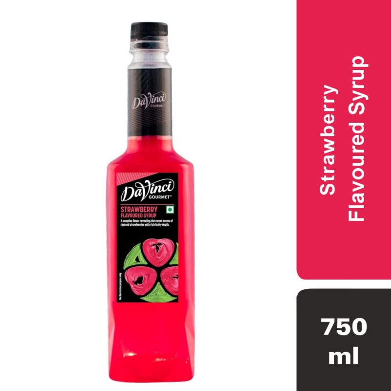 DaVinci Gourmet - Strawberry - Flavoured Liquid Syrup – 750 ML